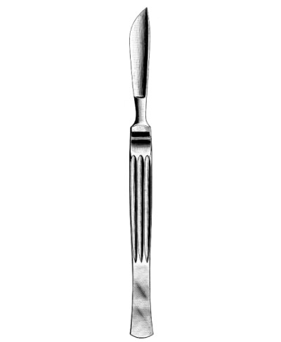 Scalpel Metal Handle solid