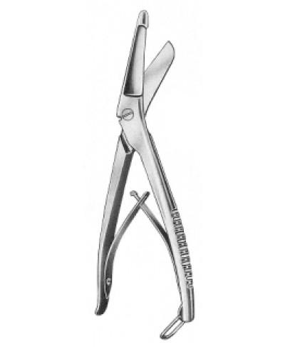 Plaster Shear with serrated blade lock 20cm