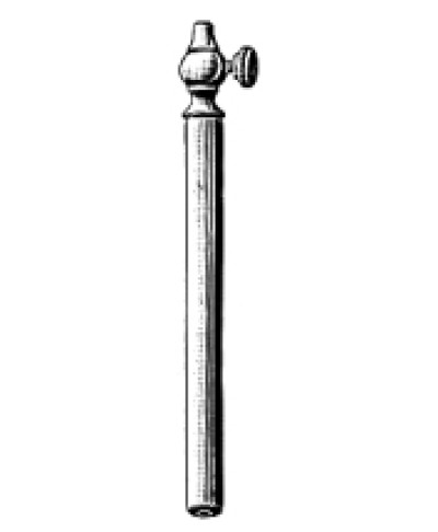 Laryngeal Mirror Handle w/ lateral screw