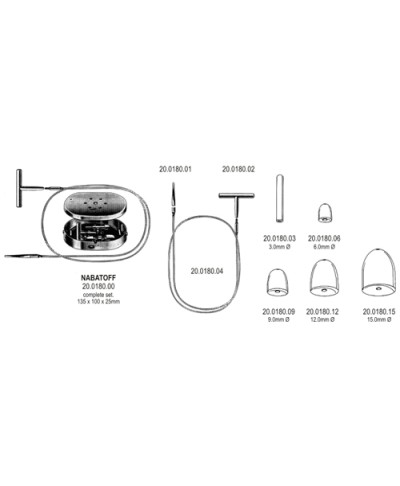 Probe Tip for Nabatoff 2mm