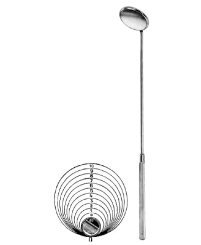 Laryngeal Mirror w/handle 18mm, Fig.4