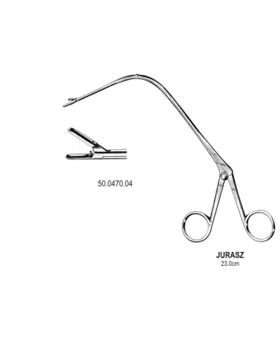 JURASZ Larynx Fcps upward 23cm, Fig.4