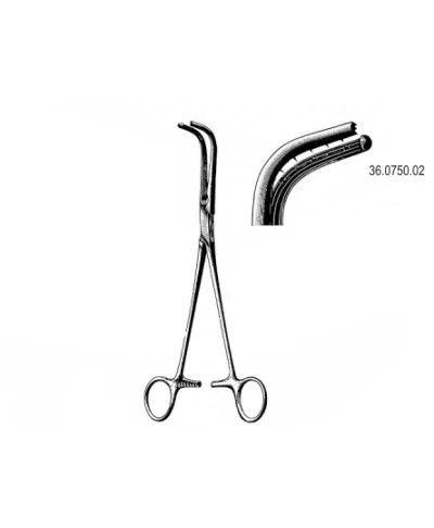 Sarot Bronchus Clamp right 23cm
