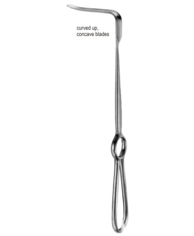 Obwegeser Soft Tissue Retractor up 10x35mm, 22cm