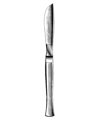 Virchow Cartilage Knife wooden handle 21cm, Blade size 80mm