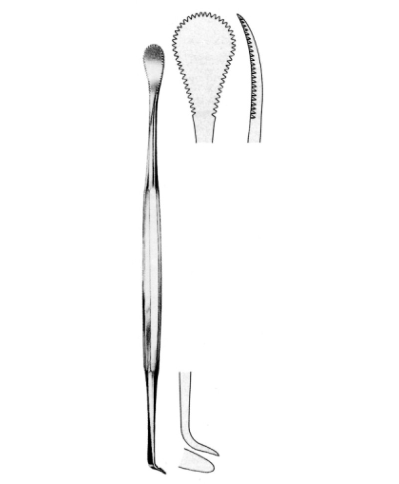 Henke Tonsil Dissector D/E 17mm, 23.5cm