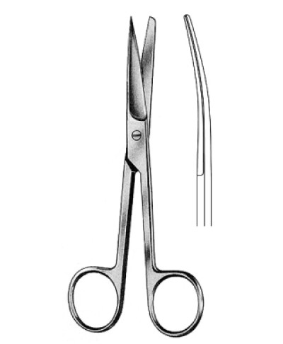 Op-Scissors sh/bl cvd 20.0cm