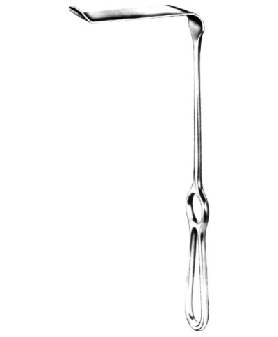 Obwegeser Tissue Retractor upward 16x80mm, 22cm