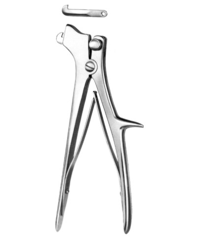 De Vilbiss Cranial Rongeur 21cm, w/one large