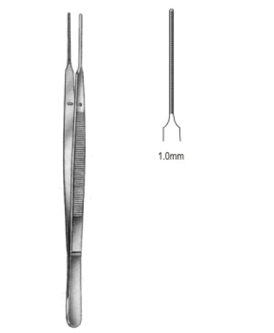 DeBakey-Gerald Tissue Fcps Atrauma 1.0mm 18cm