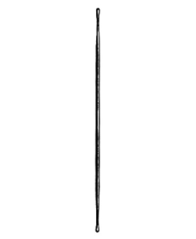 Silver Probe buttoned d/e 2mm, 16cm