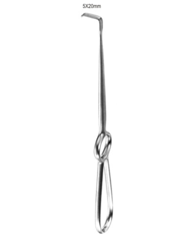 Kreidler Soft Tissue Retractor 5x20mm, 21cm