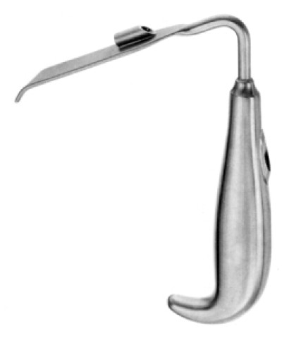 Soft Tissue Retractor w/F/O/fitting 20x90mm 14cm