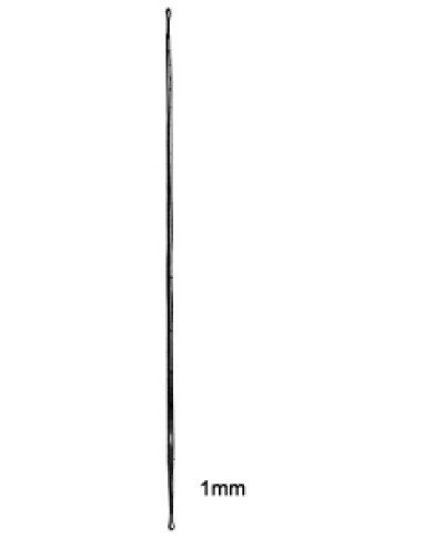 Probe Buttoned D/E 1mm, 25cm