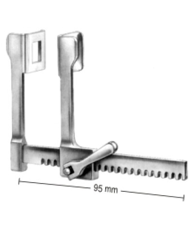 Finochietto Baby Rib Spreader 14x15x75mm