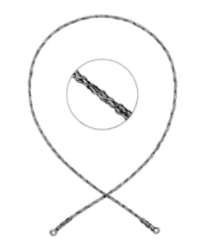 Olivecrona Gigli Saw wire x2 twist 40cm