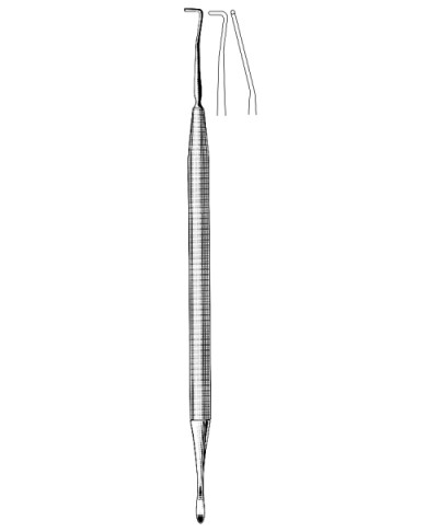 Scoville angled hook and dissector d/e 30cm