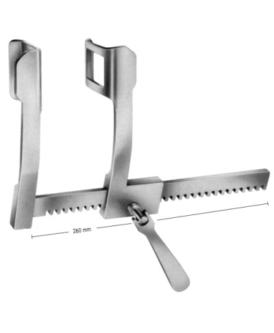 Finochietto Rib Spreader 65x65mm, 210mm