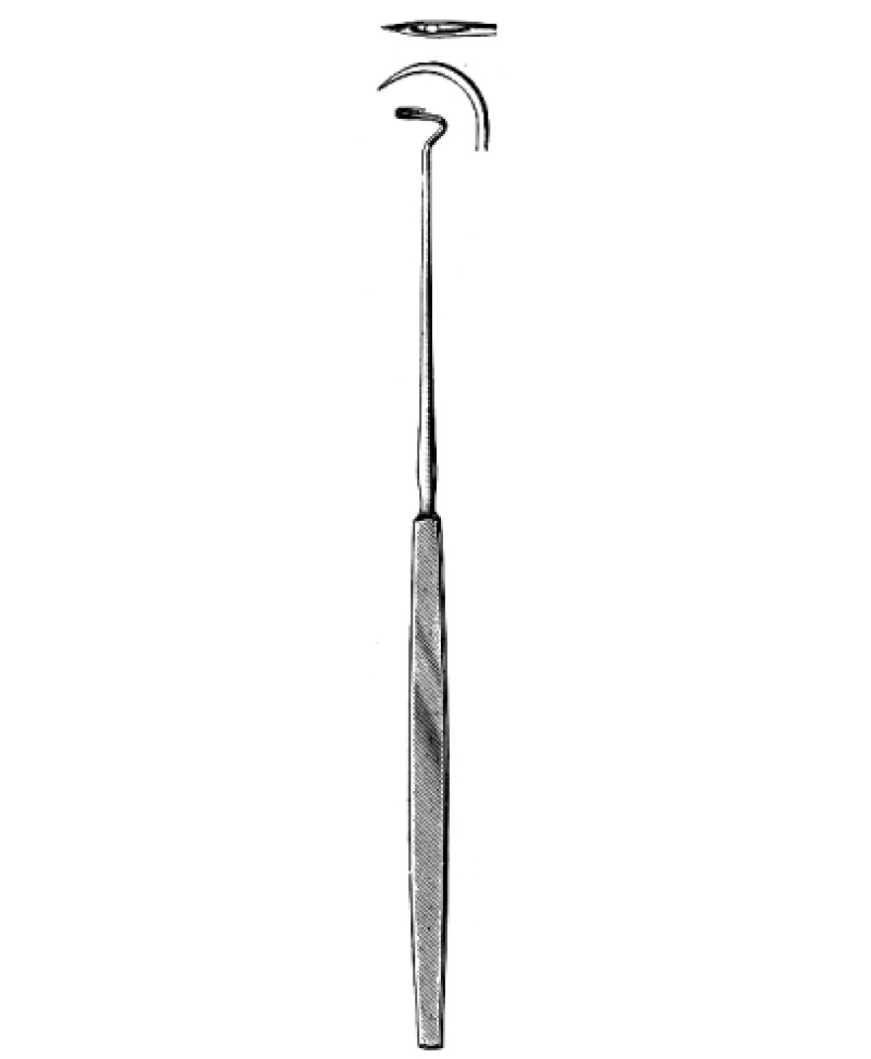 Dupuy Weiss Tonsil Needle right 22cm