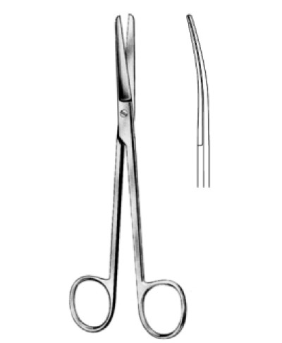 Mixter Scissors bl/bl str 15.5cm