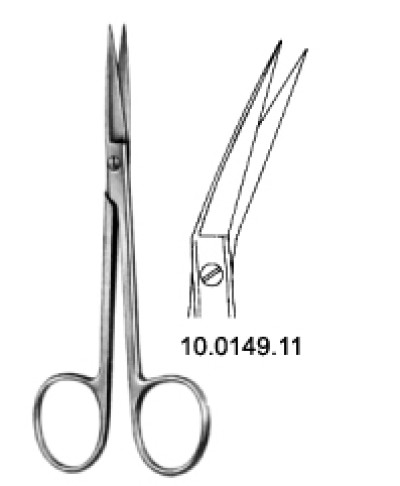 Iris Scissors cvd to side 11.5cm