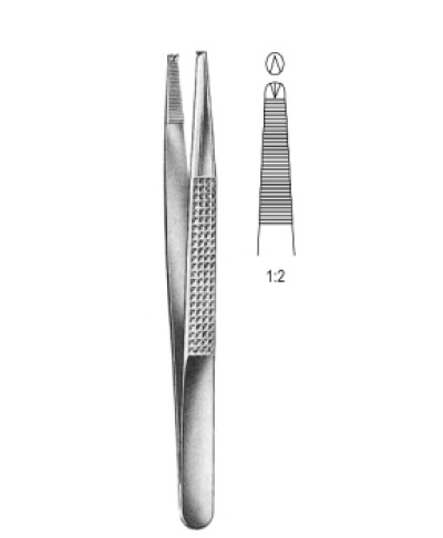 Bonney Tissue Fcps 1x2T, 18cm