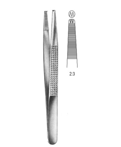 Bonney Tissue Fcps 2x3T, 18cm