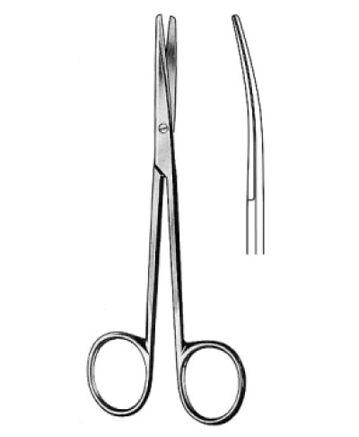 Metzenbaum Scissors bl/bl cvd 14.5cm