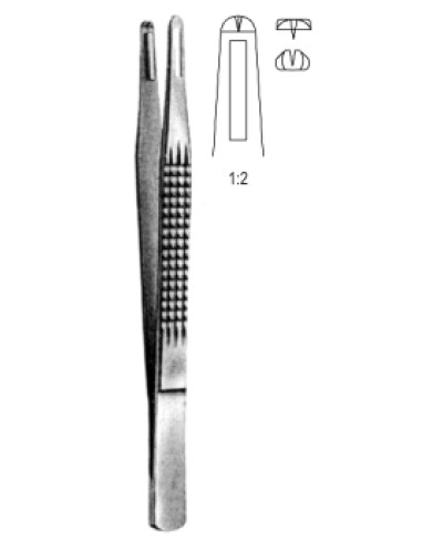 Charnley Suture Fcps w/1x2T, 18cm