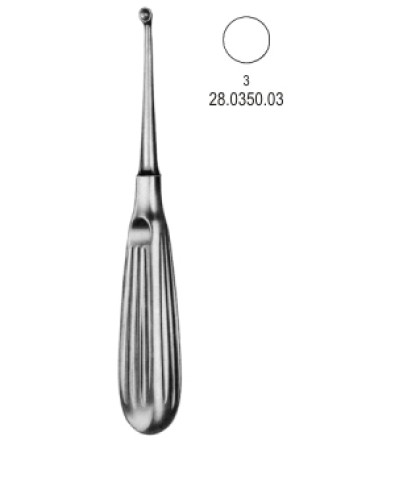 Bruns Bone Curette 17cm, Fig.5