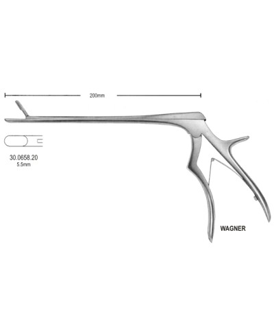 Wagner Laminectomy Rongeur str 4mm, 20cm