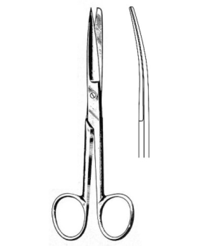 Deaver Scissors cvd sh/bl 14cm