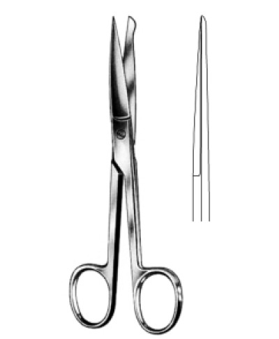 Incision Scissors w/probe str 14cm
