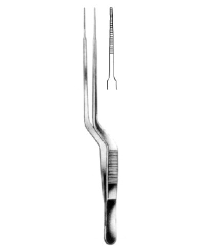 Gerald Dressing Fcps serr Bayonet shaped 18cm