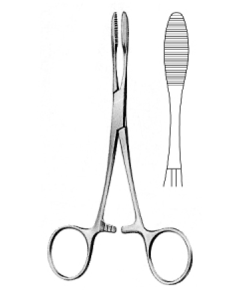Pean Hemostatic Fcps str short jaw 12.5cm