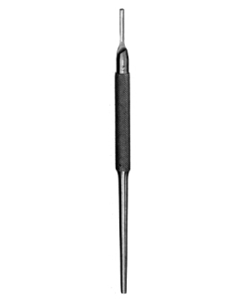 Scalpel Handle str round handle #3, 14.5cm
