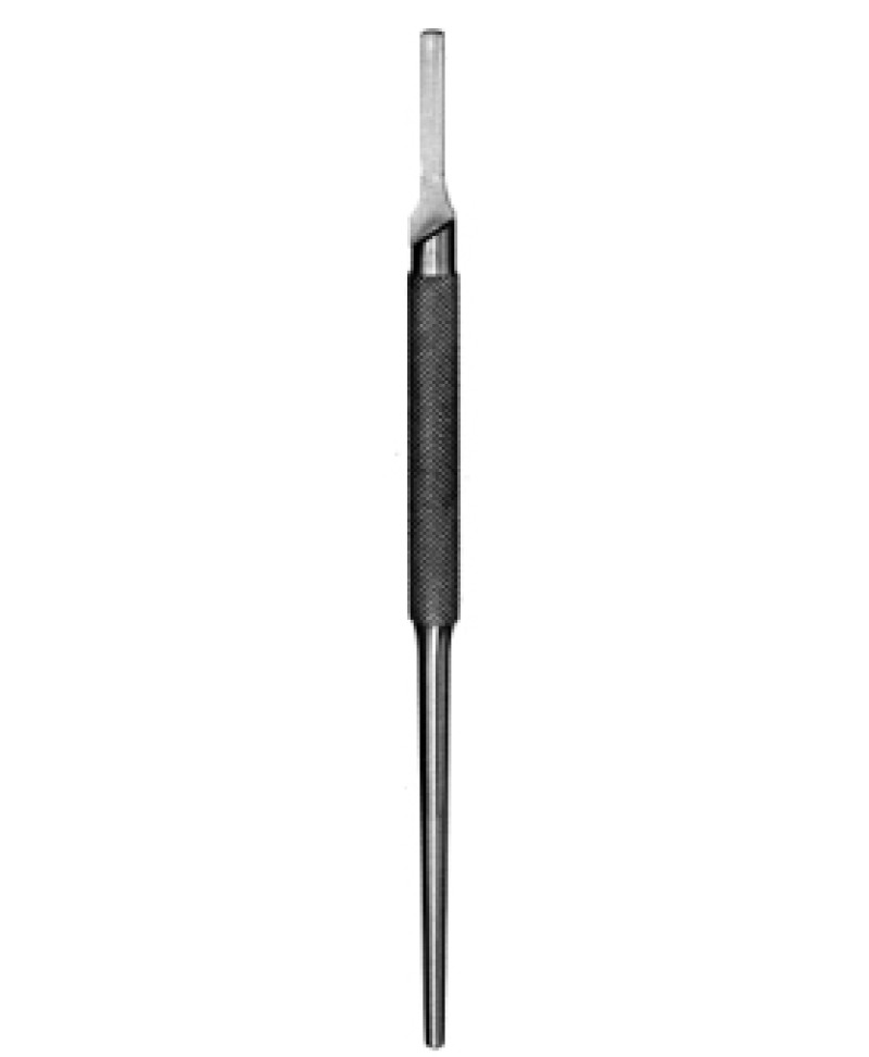 Scalpel Handle str round handle #4, 16cm