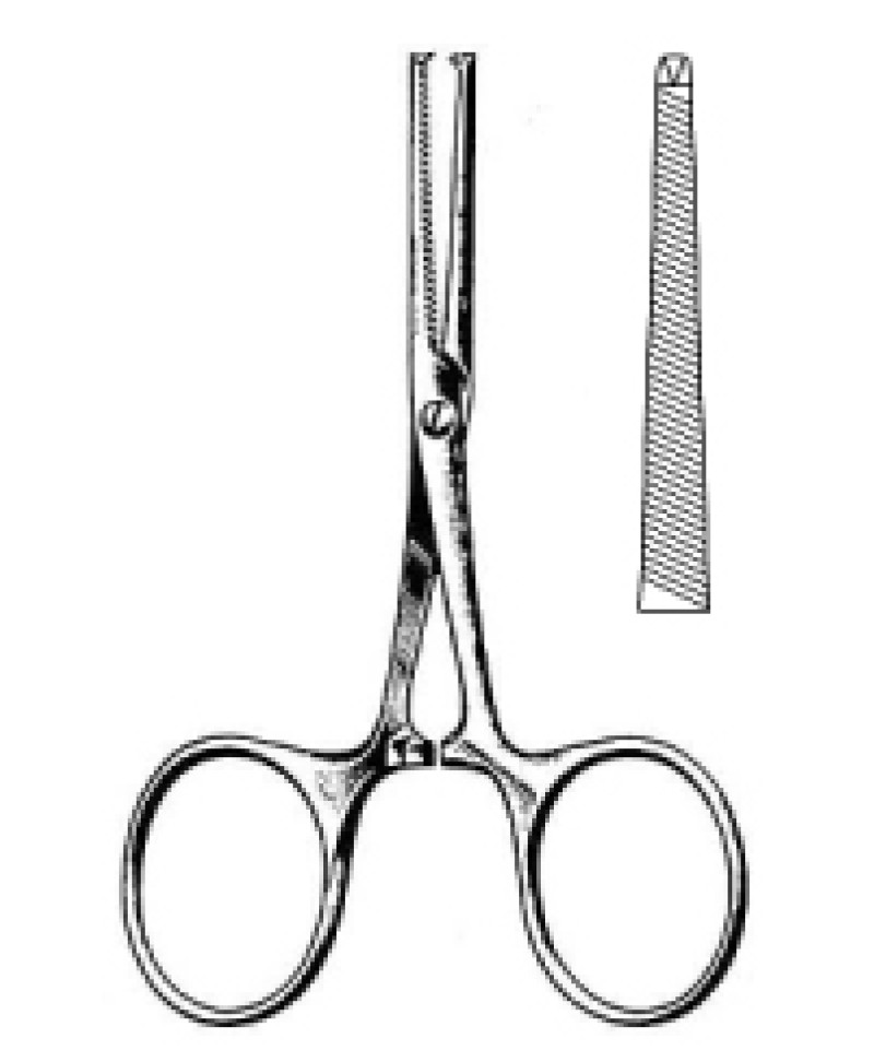 Terrier Hemostatic Fcps 1x2T 8.5cm