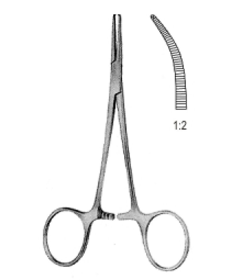 Halstead Mosquito Fcps cvd 1x2T 14cm