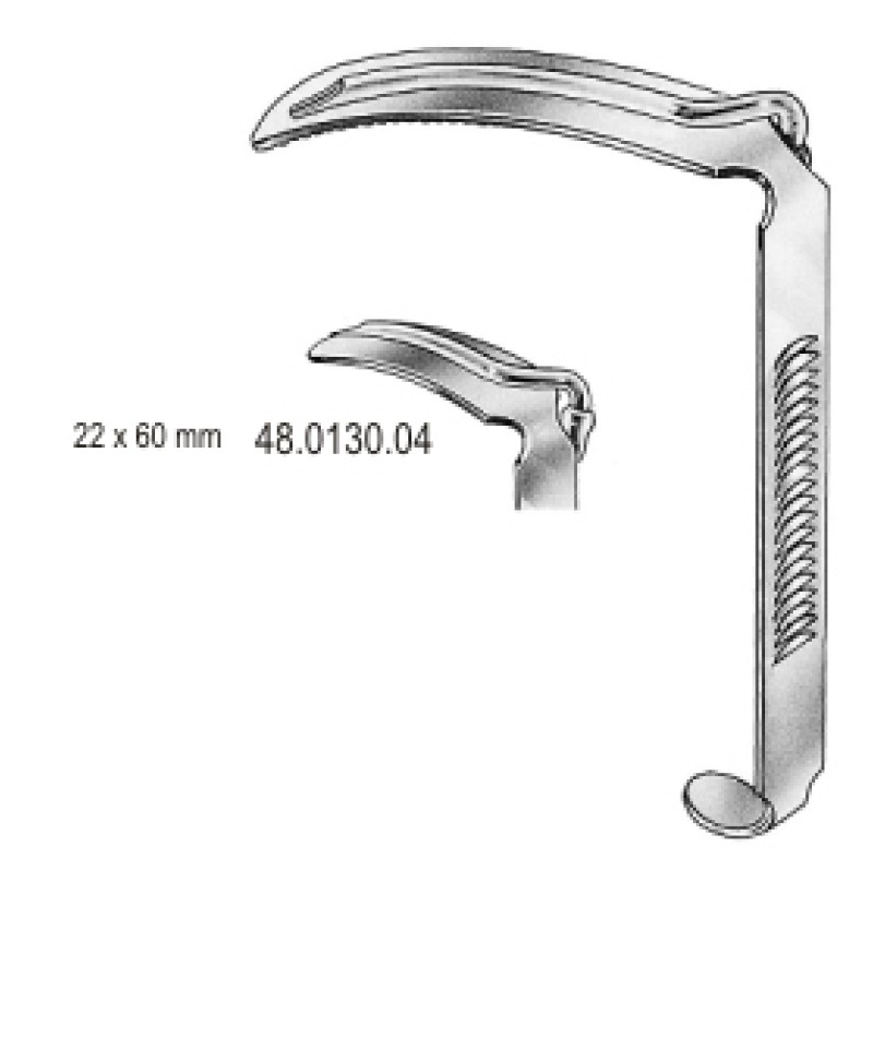 Tongue Plate for Davis Boyle Fig.4, 22x60mm