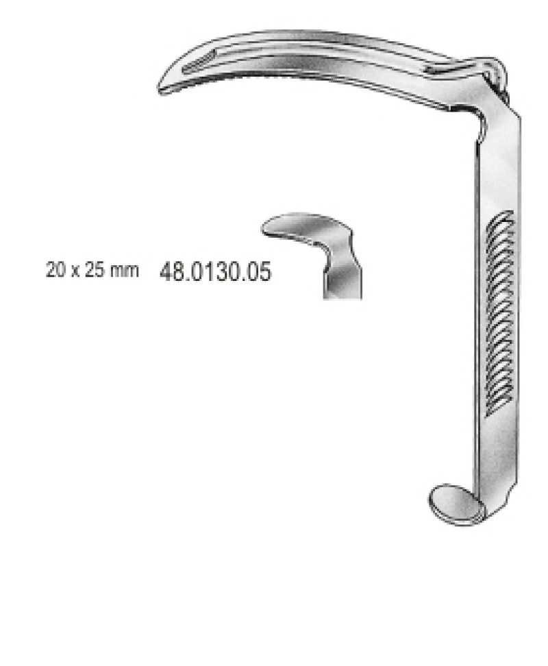 Tongue Plate for Davis Boyle Fig.5, 20x25mm