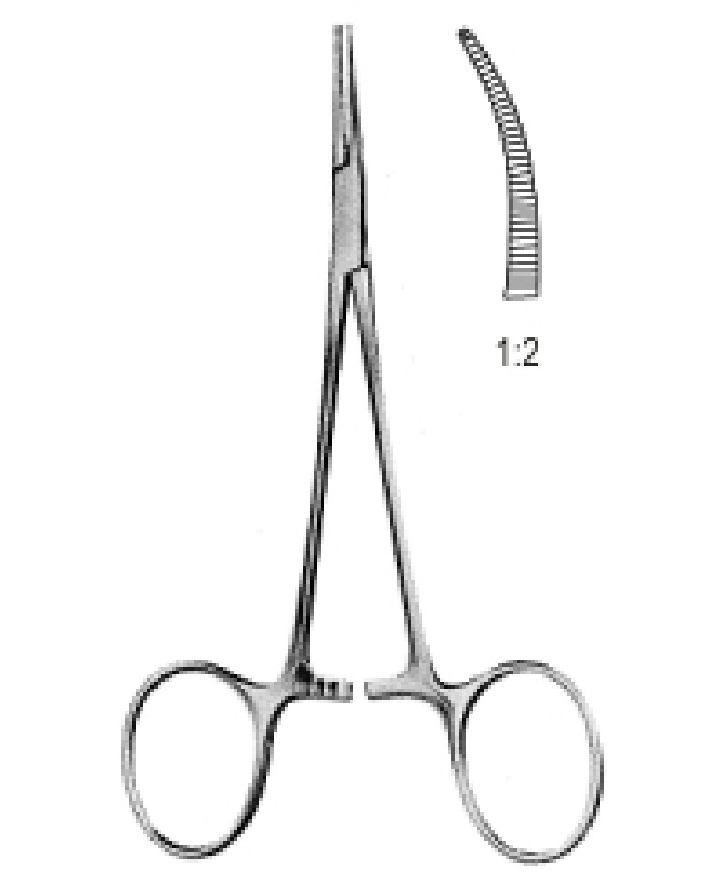 Halstead Micro Mosquito Fcps cvd 1x2T 12cm