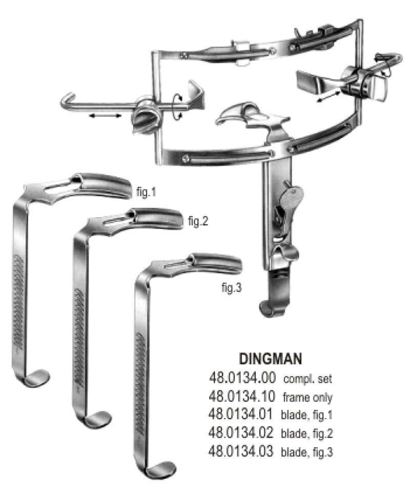 Dingman Cleft Palate Repair Mouth Gag set
