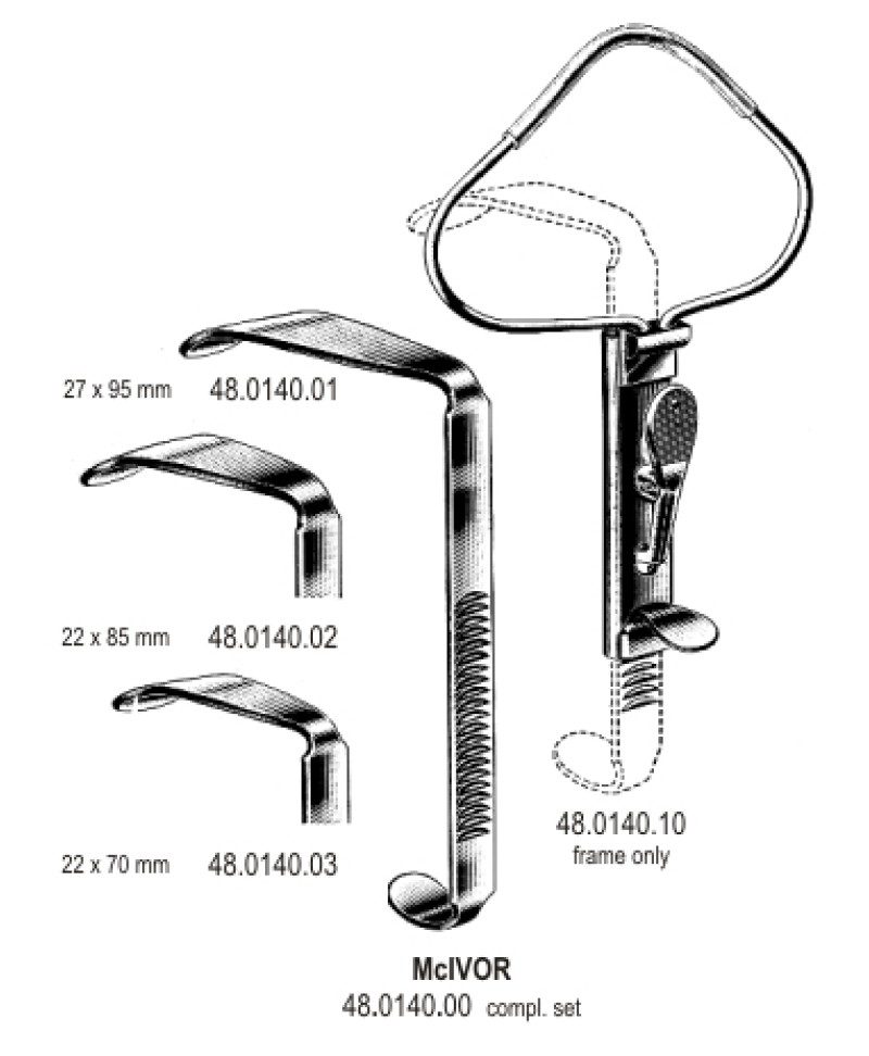 McIvor mouth gag complete set