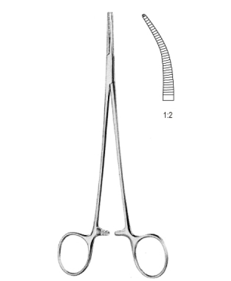 Halstead Mosquito Fcps cvd 1x2T 18cm