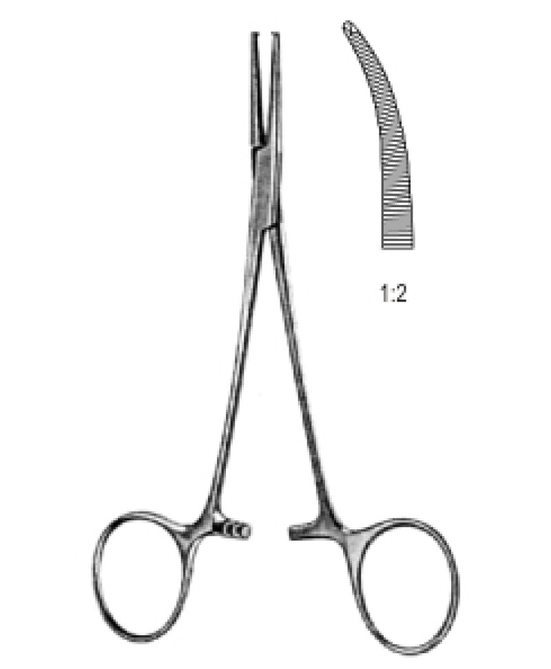 Crile Hemostatic Fcps str delicate 1x2T, 14cm