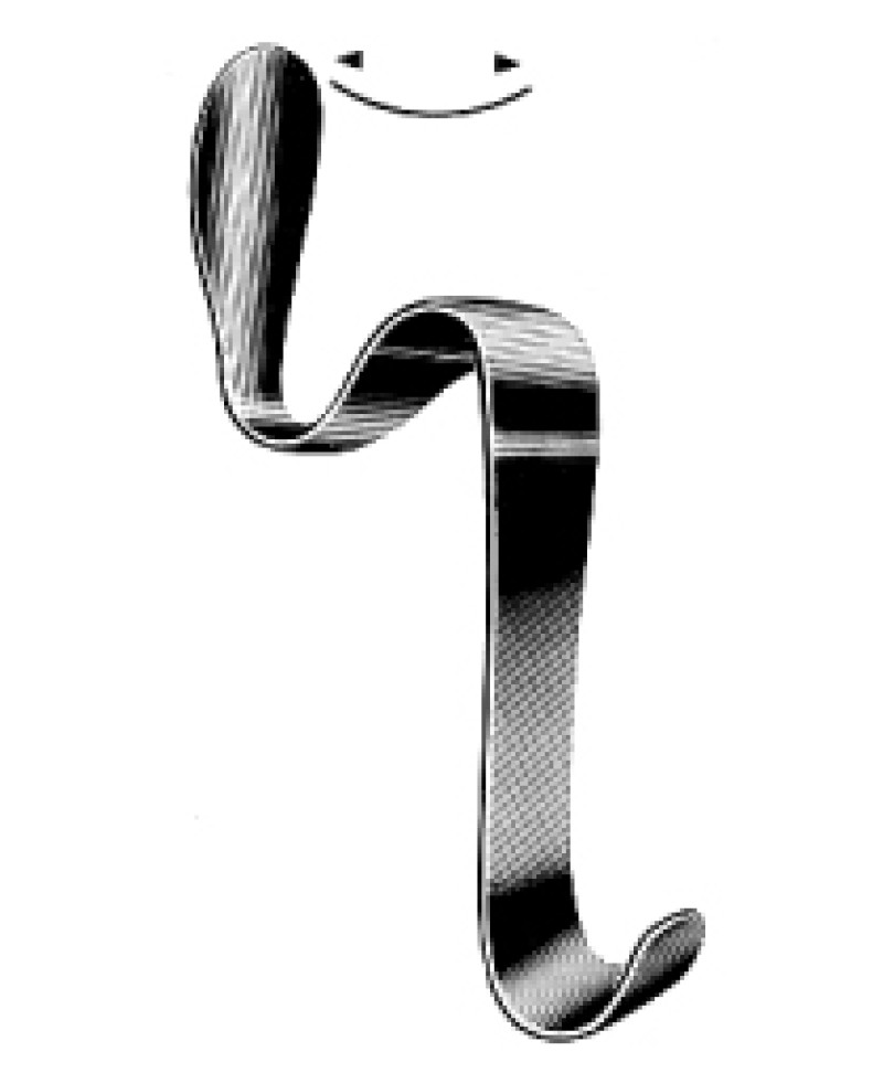Bishop Cheek and Lip Retractor D/E 22mm, 13cm
