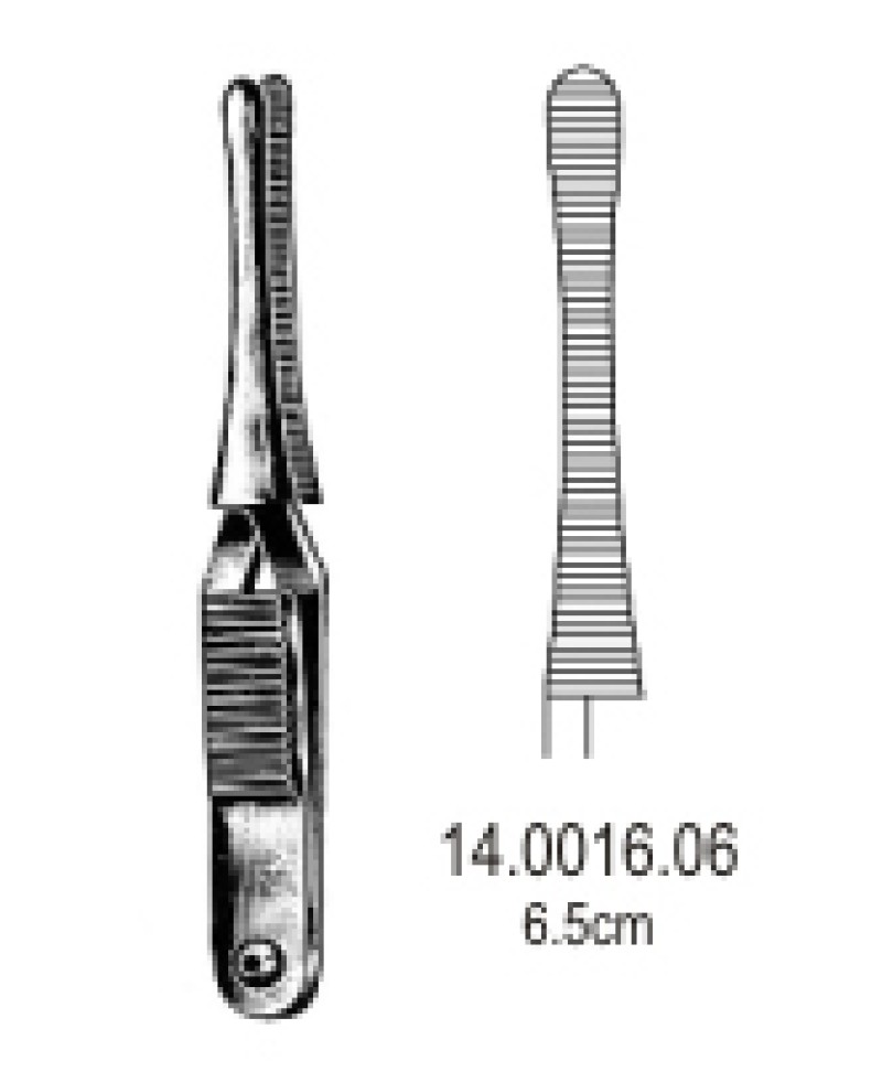 Johns-Hopkins Haemostatic Fcps str 6.5cm