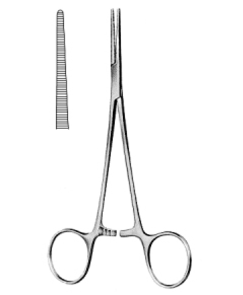 Leriche Hemostatic Fcps str serr 15cm