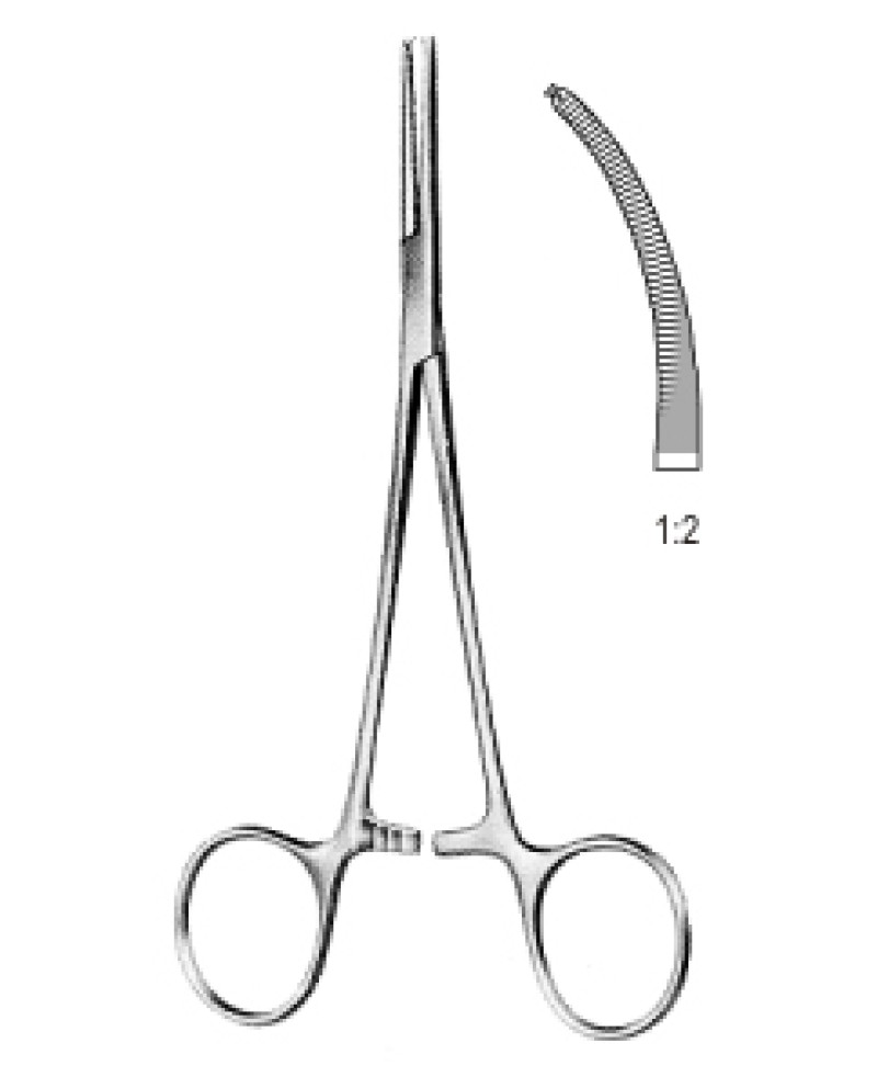 Leriche Hemostatic Fcps cvd 1x2T 15cm